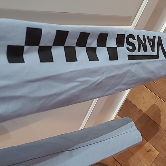 NWT Vans Baby Blue Chalkboard Classic Leggings XS New - Picture 1 of 5